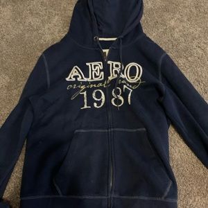 Aeropostal hooded zip up sweatshirt